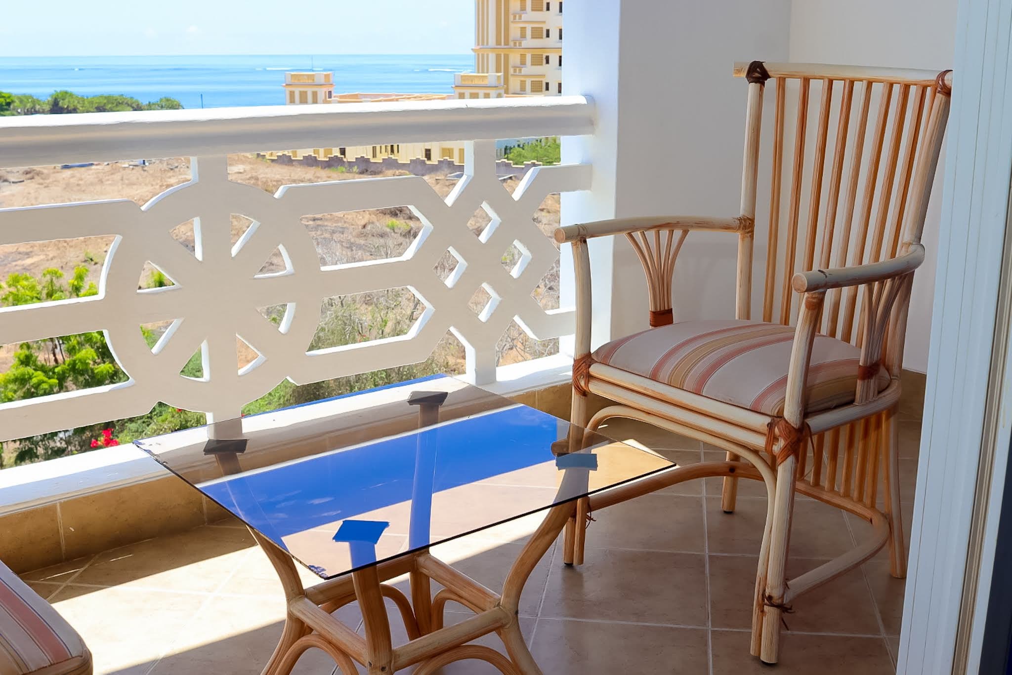 Sunrise Resort balcony with sea view