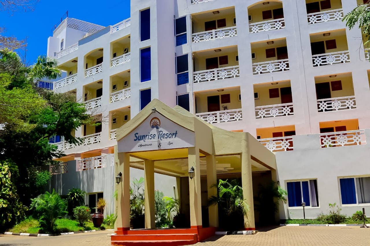 Sunrise Resort Apartments & Spa entrance, Nyali Mombasa